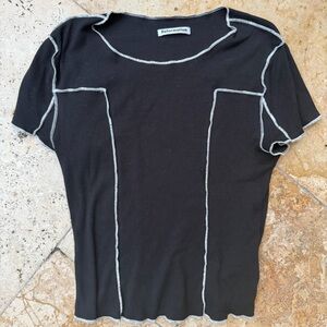 Reformation Black Tee shirt